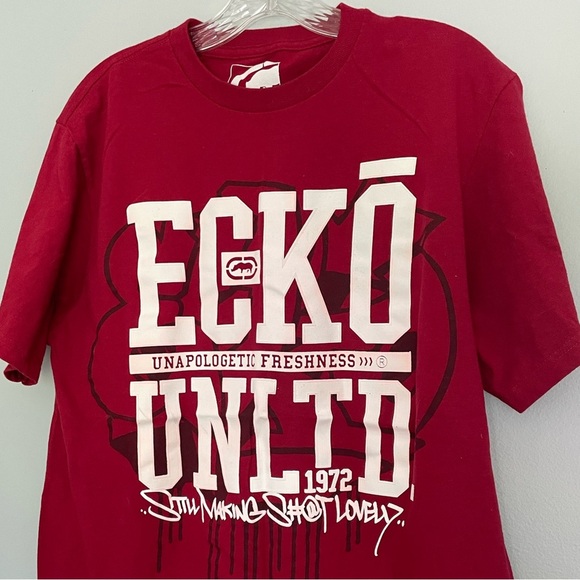 Ecko Unltd Graphic T Shirt Ecko Unltd. 1972 Sz L - Picture 2 of 4